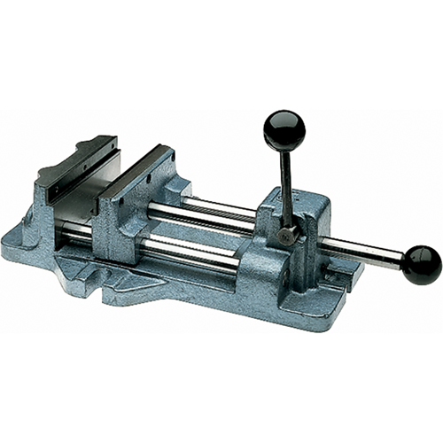 Cam Action Drill Press Vises, 4" Jaw Width, Clamp Mount Base OSI Industrial Sales