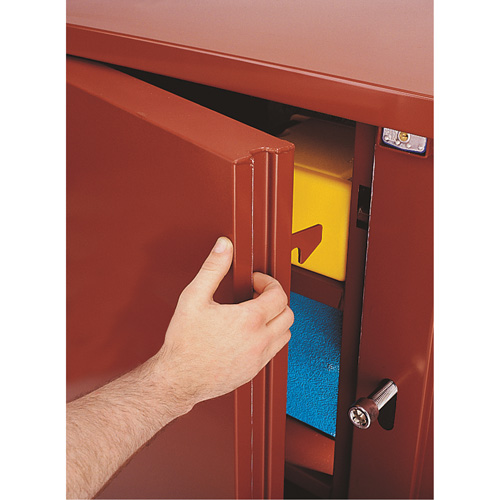 Jobsite Shelf Cabinet, Steel, 47.5 Cubic Feet, Red OSI Industrial Sales
