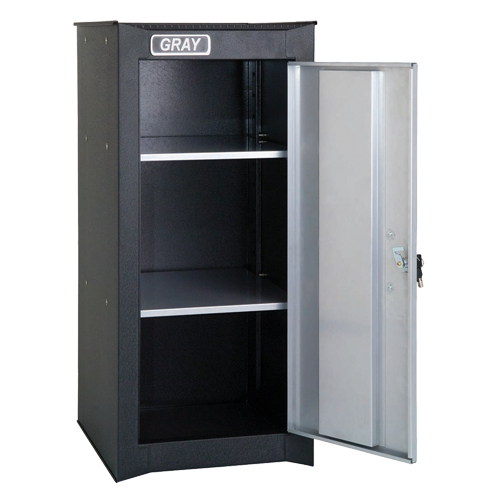 Side Rider Cabinet, 2 Drawers, 14-3/4" W x 18" D x 33-3/4" H, Black OSI Industrial Sales