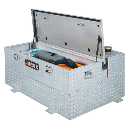 Aluminum Fuel Transfer Tank & Chest, Aluminum, 74 gal. Capacity, Silver OSI Industrial Sales
