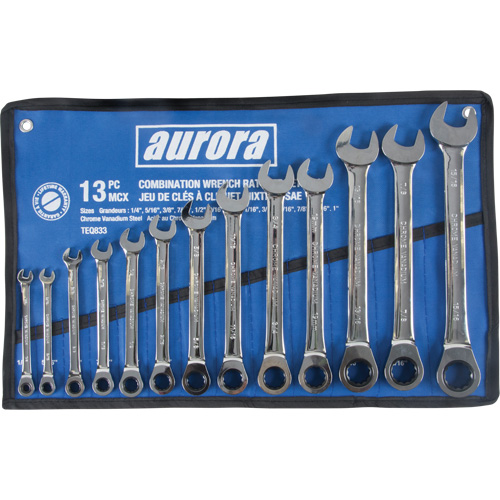 Fixed Head Wrench Set, 13 Pieces, Imperial OSI Industrial Sales