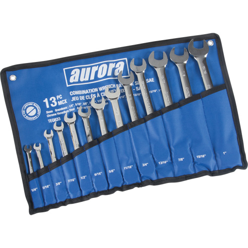 Fixed Head Wrench Set, 13 Pieces, Imperial OSI Industrial Sales