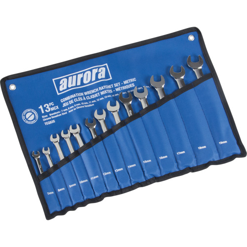 Fixed Head Wrench Set, Combination, 13 Pieces, Metric OSI Industrial Sales