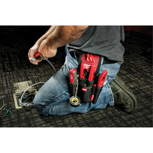 Compact Utility Pouch, Multiple Tool Holder, Nylon, 7 Pockets OSI Industrial Sales