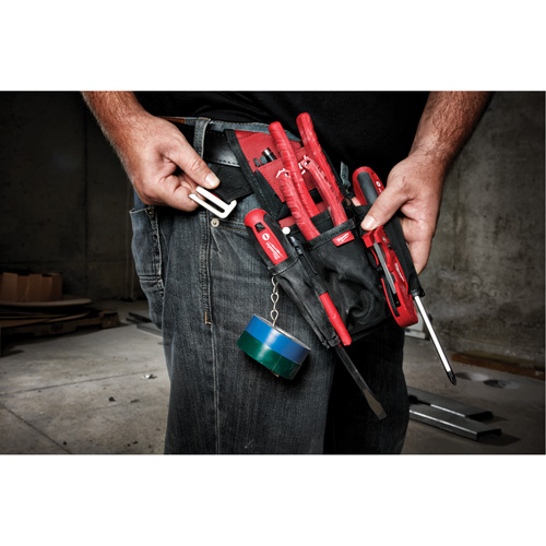 Compact Utility Pouch, Multiple Tool Holder, Nylon, 7 Pockets OSI Industrial Sales