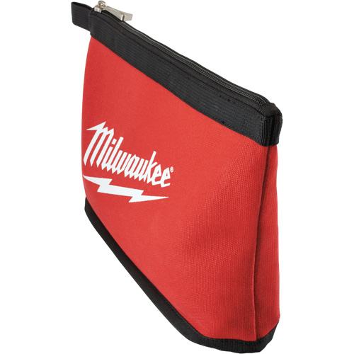 Zipper Pouch, Canvas, 1 Pockets, Black/Red OSI Industrial Sales
