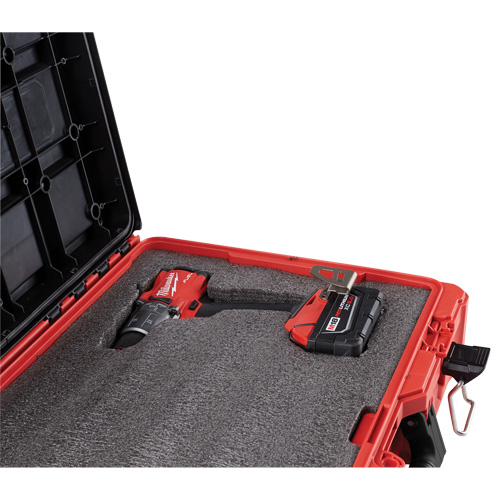 Coffre &agrave; outils avec partitions ajustables Packout, 20-7/10" x 15-1/5" x 6-1/5", Noir/Rouge OSI Industrial Sales