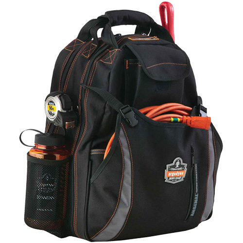 Sac &agrave; dos pour outils 5843 Arsenal, 13-1/2" lo x 8-1/2" la, Noir, Polyester OSI Industrial Sales