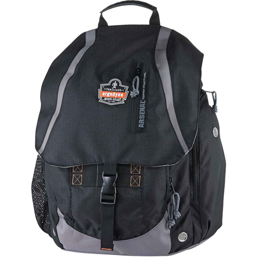 Arsenal&reg; 5143 Tool Backpack, 15" L x 8" W, Black, Polyester OSI Industrial Sales