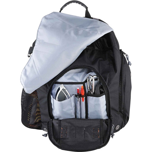 Arsenal&reg; 5143 Tool Backpack, 15" L x 8" W, Black, Polyester OSI Industrial Sales