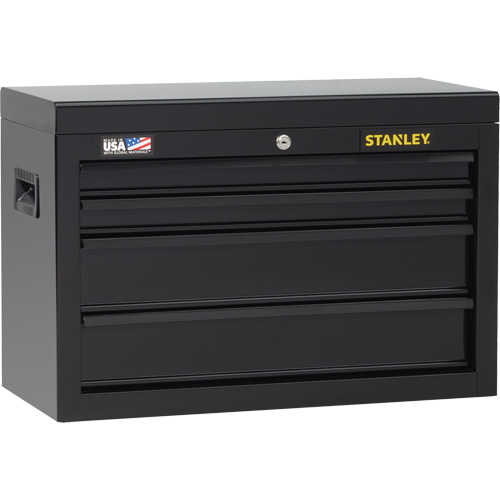 100 Series Tool Chest, 26" W, 4 Drawers, Black OSI Industrial Sales