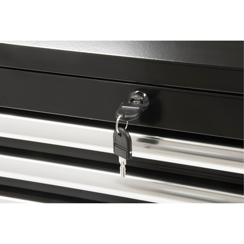 Industrial Tool Chest, 26" W, 4 Drawers, Black OSI Industrial Sales