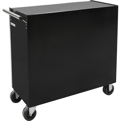 Industrial Tool Cart, 11 Drawers, 41" W x 18-3/4" D x 39-1/3" H, Black OSI Industrial Sales