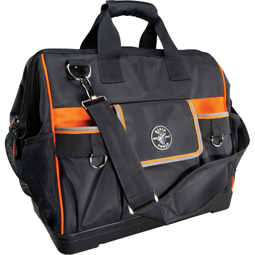 Sac &agrave; outils avec grande ouverture Tradesman Pro, Nylon balistique, 42 pochettes, Noir OSI Industrial Sales
