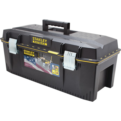 FatMax&reg; Structural Foam Tool Box, 28" W x 12-1/2" D x 11" H, Black/Yellow OSI Industrial Sales