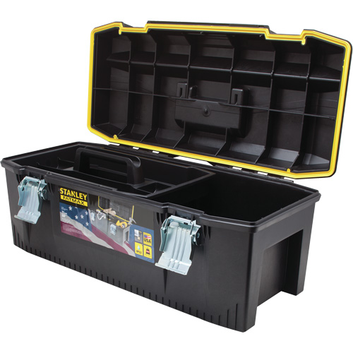FatMax&reg; Structural Foam Tool Box, 28" W x 12-1/2" D x 11" H, Black/Yellow OSI Industrial Sales