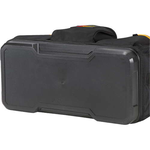 Molded Base Big-Mouth Tote Tool Bag, Ballistic Polyester, 23 Pockets, Black/Blue OSI Industrial Sales