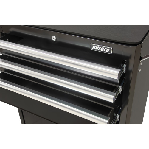 Industrial Tool Cart, 3 Drawers, 29-4/5" W x 21-1/5" D x 38-4/5" H, Black OSI Industrial Sales