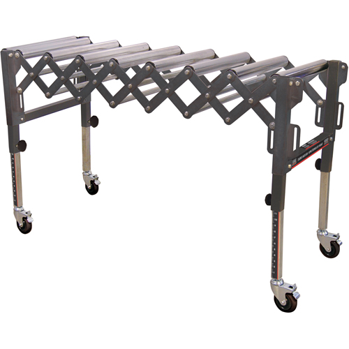 Convoyeurs &agrave; roulettes extensibles & flexibles, 20" la x 52" lo, Capacit&eacute; de 300 lb par pi lin. OSI Industrial Sales