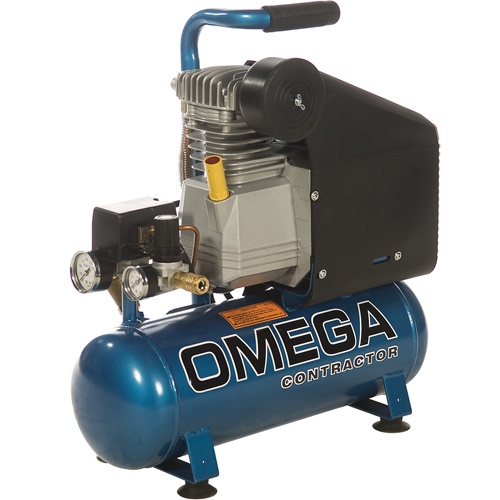 Portable Contractor Series Compressors - Oil Lube, Direct Drive, Electric, 2.6 Gal. (3.2 US Gal), 125 PSI, 115/1 V OSI Industrial Sales
