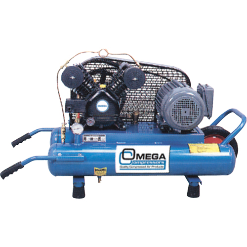 Contractor Series Air Compressors, Electric, 6.6 Gal. (8 US Gal), 125 PSI, 115/1 V OSI Industrial Sales