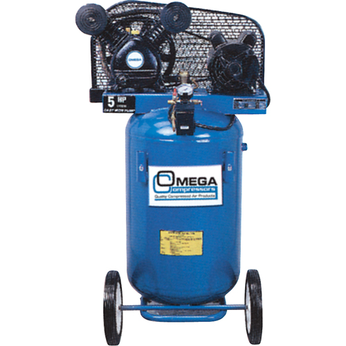 Compresseurs d'air s&eacute;rie professionnelle, &eacute;lectrique, 16,6 gal. (20 gal. US), 125 PSI, 115/1 V OSI Industrial Sales