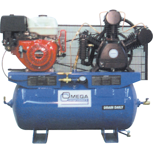 Industrial Series Air Compressors - Engine Compressors, 25 Gal. (30 US Gal) OSI Industrial Sales