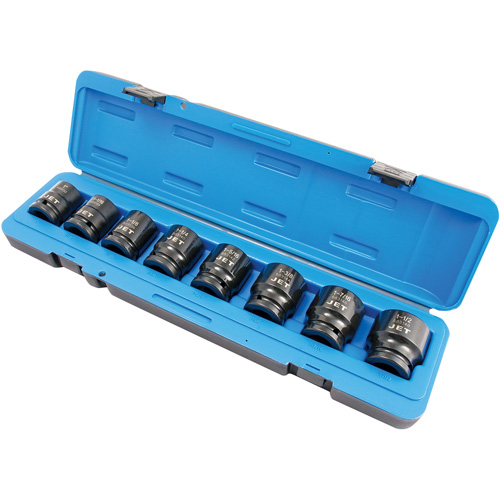 PS834 SAE Socket Set, 8 Pcs, Impact, 3/4" Drive Size OSI Industrial Sales