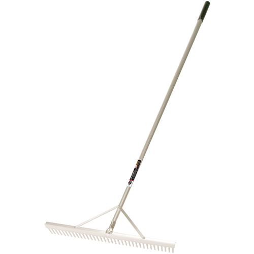 Pro Level Rakes, Aluminum Handle, 36" W, Aluminum Blade, 36 Tines OSI Industrial Sales