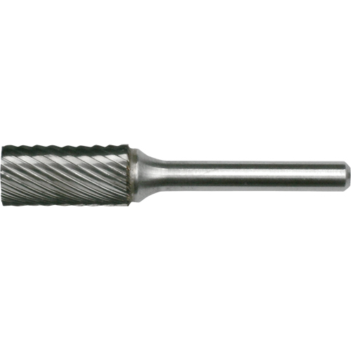 CLEVELAND Solid Carbide Burrs - Cylinder Shape with No End Cut, SA-3, 3/8" Dia., 1/4" Shank OSI Industrial Sales