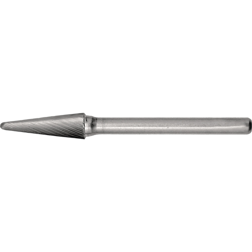 Solid Carbide Burrs - Taper Shape Radius End 14°, 1/4" Shank OSI Industrial Sales