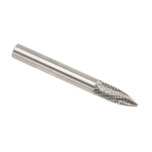 Solid Carbide Burrs - Tree Shape Pointed End, SG-1, 1/4" Dia., 1/8" Shank OSI Industrial Sales