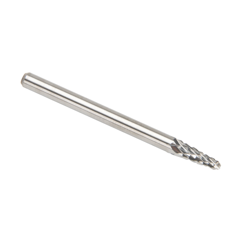 Solid Carbide Burrs - Taper Shape Radius End 14°, 1/8" Shank OSI Industrial Sales