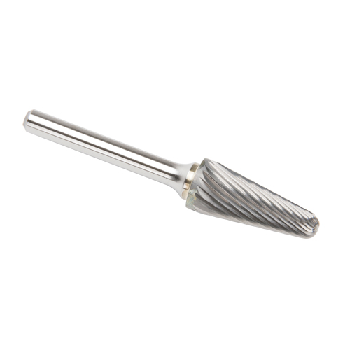 Solid Carbide Burrs - Taper Shape Radius End 14°, 1/4" Shank OSI Industrial Sales