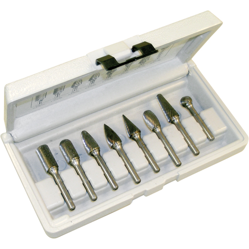 Right Hand Spiral Burr Sets, 8 Pieces OSI Industrial Sales
