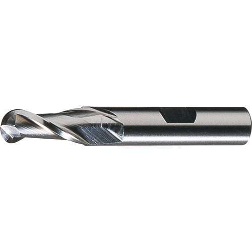 Centre Cutting Ball Nose Single End Finishers, 1/2" Dia., 2 Flutes, Cobalt OSI Industrial Sales