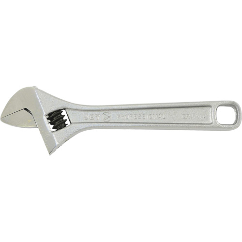 AWP-6 Super Heavy-Duty Professional Adjustable Wrench, 6" L, 15/16" Max Width, Chrome OSI Industrial Sales