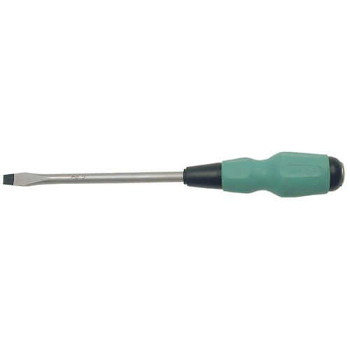 Slot TORQUE DRIVE&reg; Screwdriver, #4 Tip, Round, 4" L, Cushion Grip Handle OSI Industrial Sales