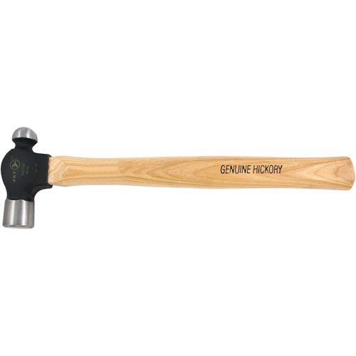 Heavy-Duty Hickory Handle Ball Pein Hammer, 16 oz. Head Weight, Wood Handle OSI Industrial Sales