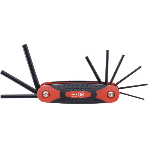 JFHK-9 Folding Hex Key Set, 9 Pcs., Imperial OSI Industrial Sales