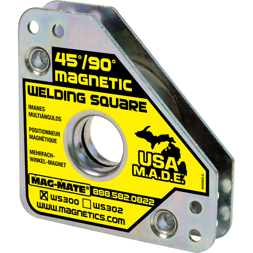 Magnetic Welding Squares, 3-3/4" L x 3/4" W x 3-3/4" H, 60 lbs. OSI Industrial Sales