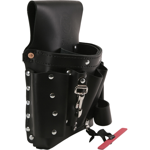 Pore-outils &agrave; tr&egrave;s grande capacit&eacute;, Porte-outil multiple, Cuir, 8 Poches OSI Industrial Sales