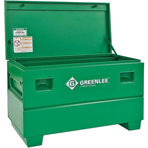 Coffre de chantier, 48" x 24" x 25", Acier, Vert OSI Industrial Sales