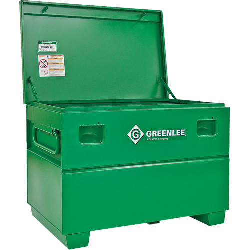 Coffre de chantier, 48" x 30" x 30", Acier, Vert OSI Industrial Sales