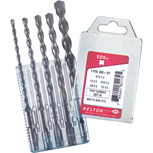 SDS+ Drill Sets, 5 Pieces, Alloy Steel OSI Industrial Sales