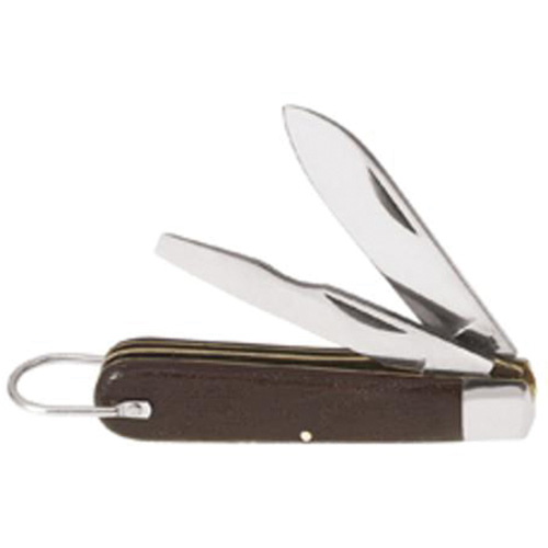 2-Blade Pocket Knife, 2-1/2" Blade, Carbon Steel Blade, Plastic Handle OSI Industrial Sales