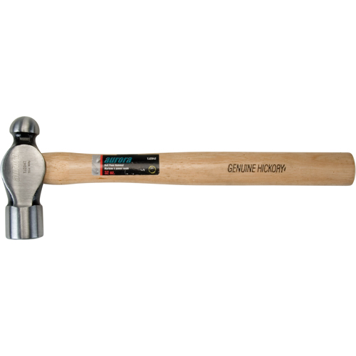 Ball Pein Hammer, 32 oz. Head Weight, Plain Face, Wood Handle OSI Industrial Sales
