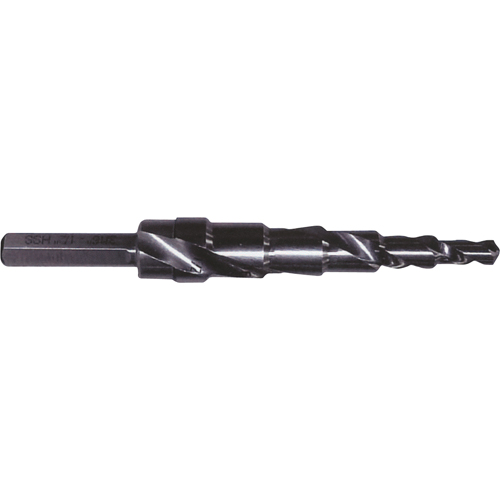 Foret &eacute;tag&eacute; progressif, 3/16" - 1/2", Incr&eacute;ments de 1/16", Acier rapide OSI Industrial Sales