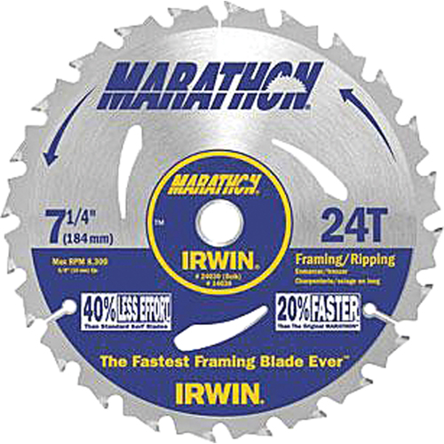 Contractor Saw Blades - Marathon&reg; Saw Blades, 7-1/4", 24 Teeth OSI Industrial Sales