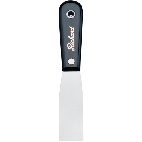 Putty Knife Stiff, Steel Blade, 1-1/4" Wide, Polypropylene Handle OSI Industrial Sales